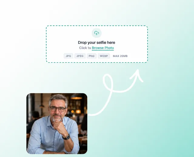 Upload Your Photo workflow illustration