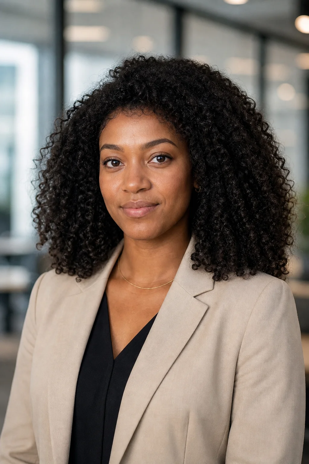 Large AI generated professional headshot preview