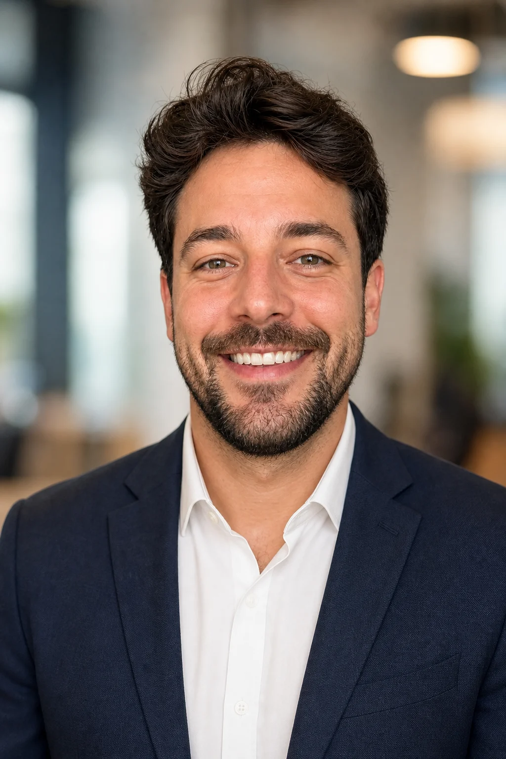 Large AI generated professional headshot preview