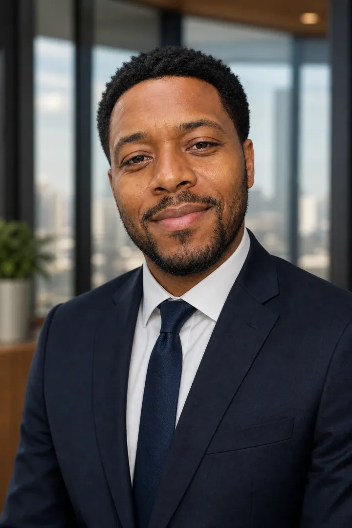 Selfie to headshot AI generated professional headshot example 5