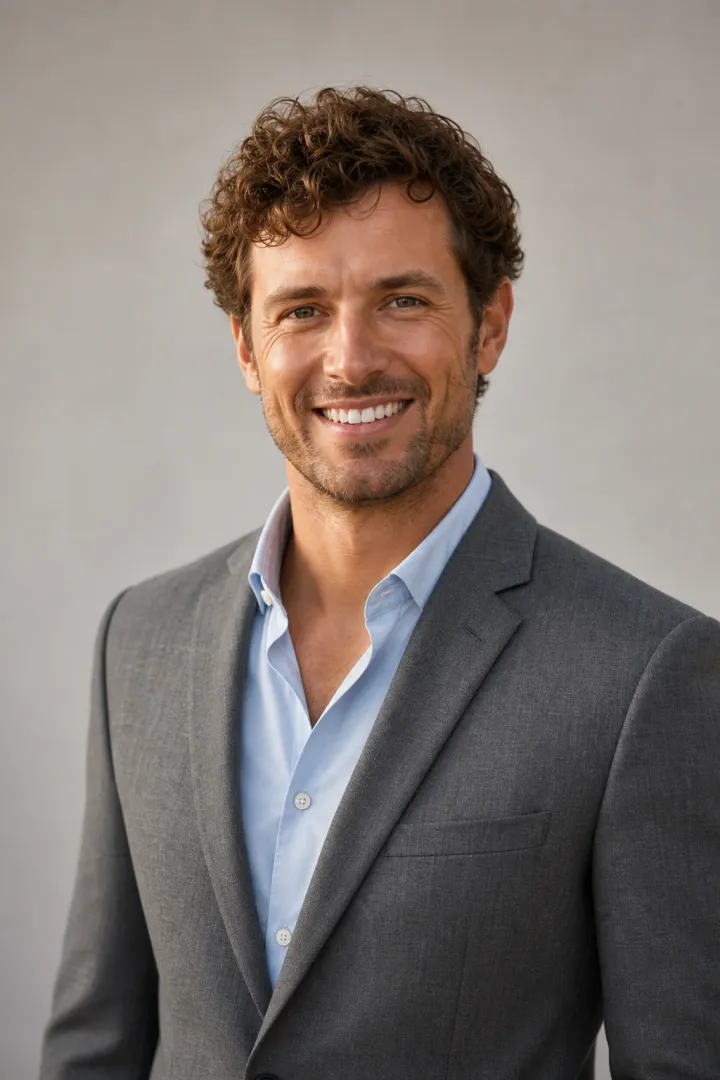 AI generated consistent professional team headshot example 3