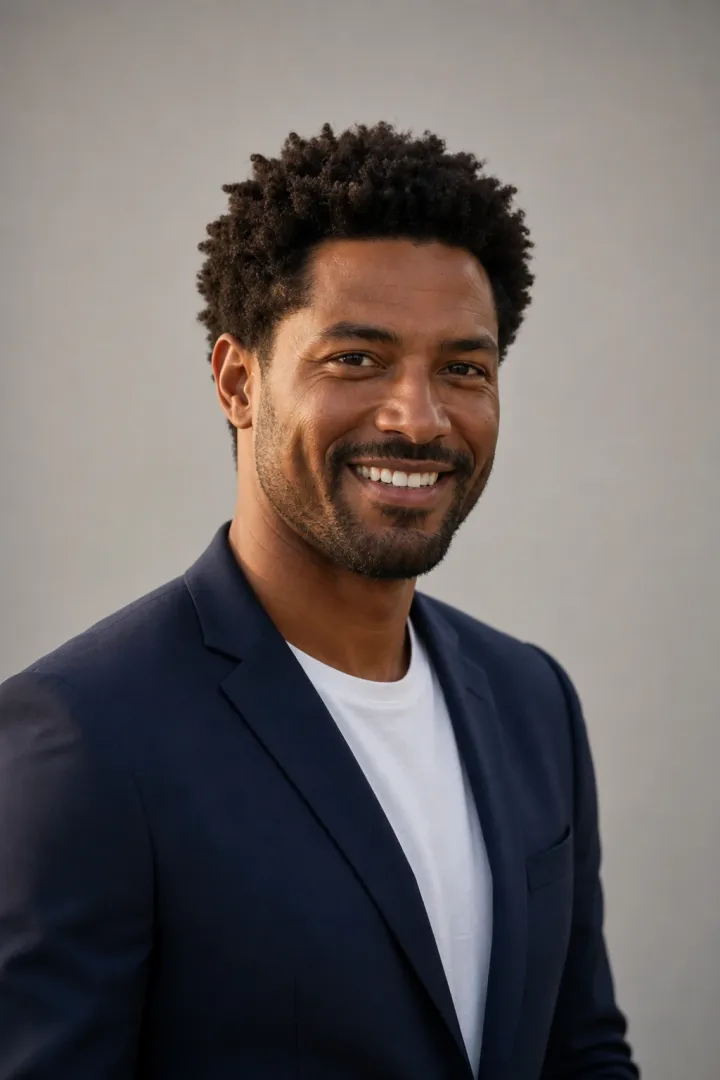 AI generated consistent professional team headshot example 8