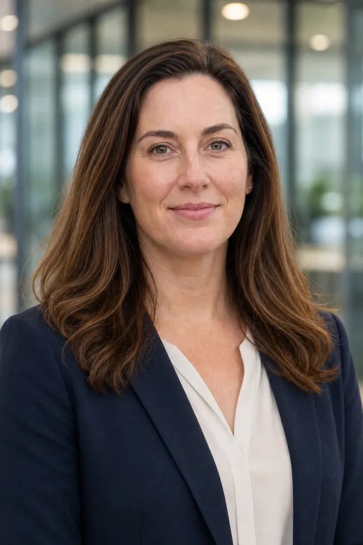 Corporate AI generated professional headshot example 6